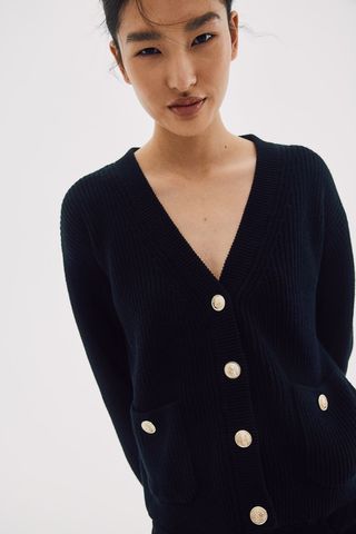 Pocket-Detail Cardigan