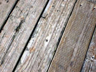 old wooden floor close up