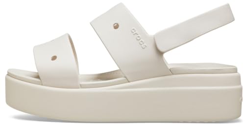 Crocs Women's Brooklyn 4u Sandal, Stucco, Us W10