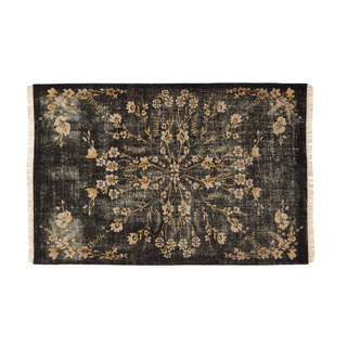 distressed boho-style rug