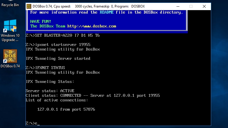 9. Start IPX Server