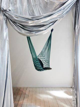 chair in hammock, part of 'Living The Horizon' for Gubi