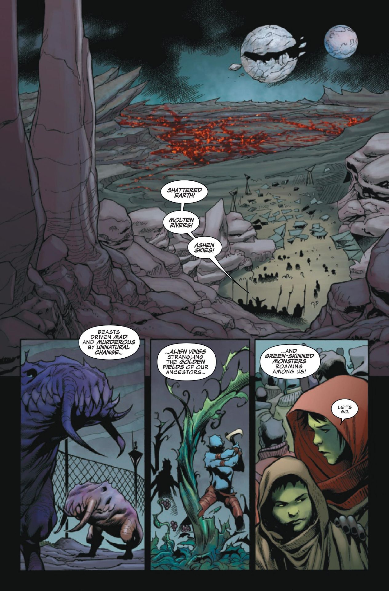 Planet Hulk: Worldbreaker #1 art
