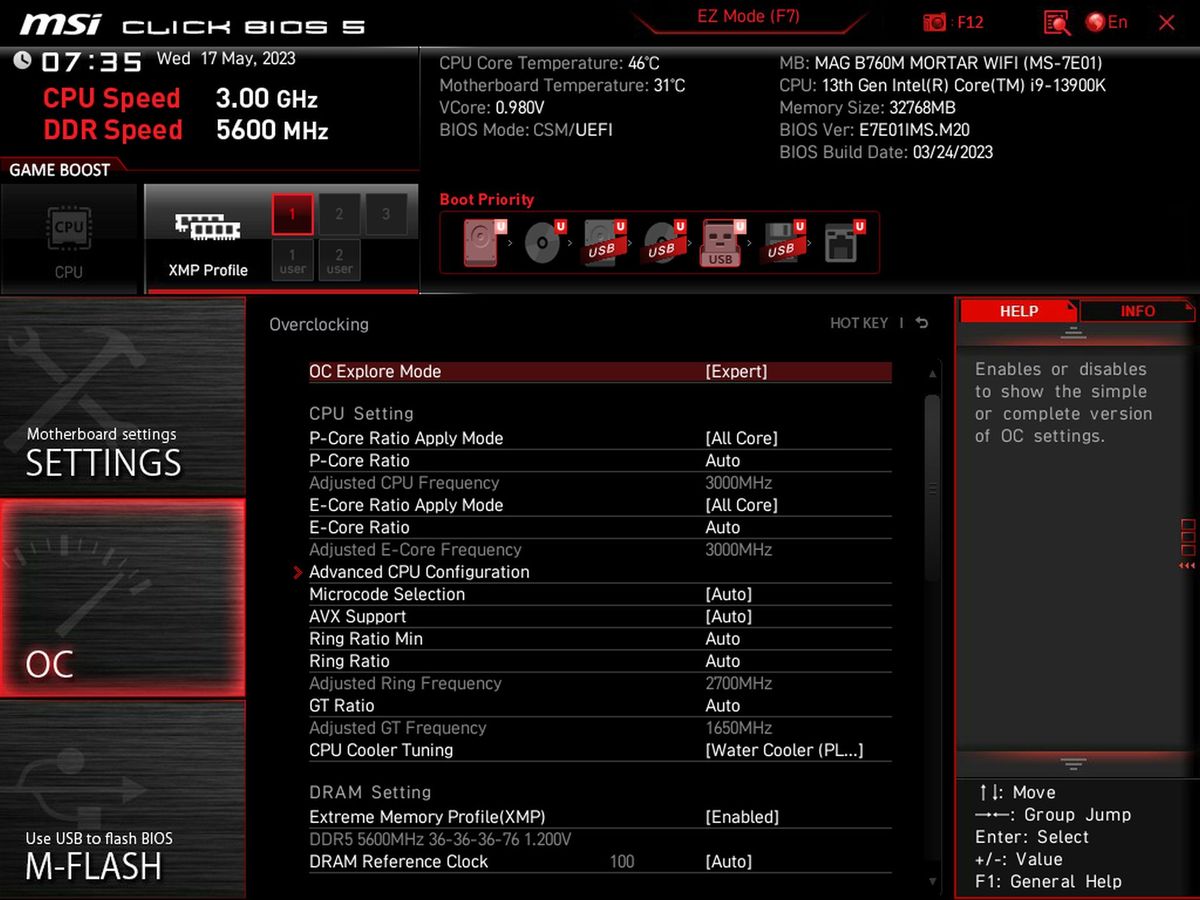 MSI MAG B760M Mortar Wi-Fi