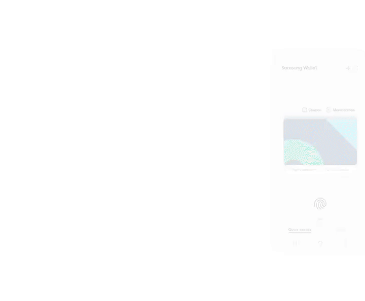 Samsung Wallet Tap to Transfer feature