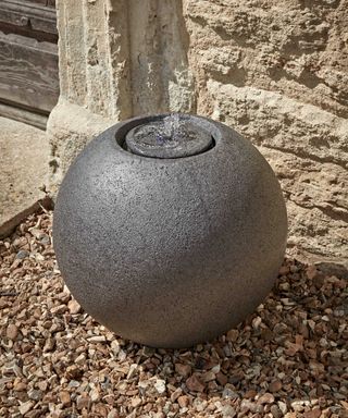 sphere water feature from Cox & Cox