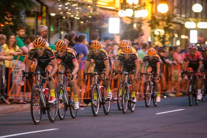Optum comes to the front to reel in the break.