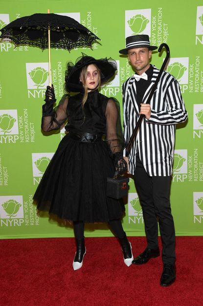 Laura Dreyfuss and Tyler Lain as Mary Poppins and Burt