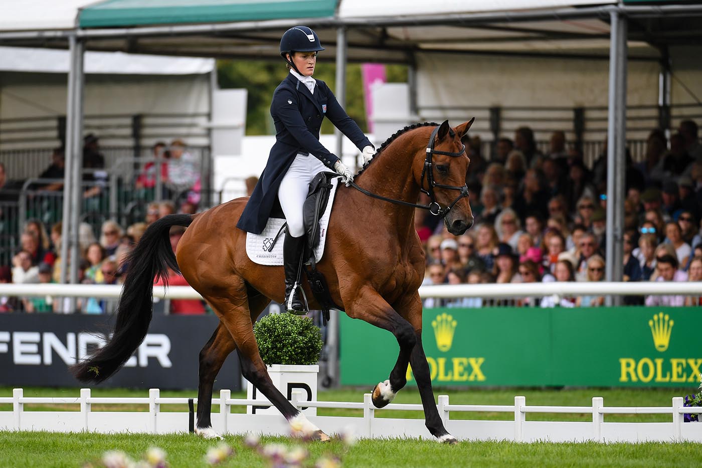 Cola and Bubby Upton at Burghley 2022.