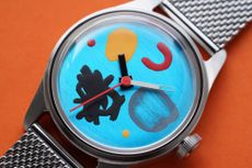 art watches with colourful dials