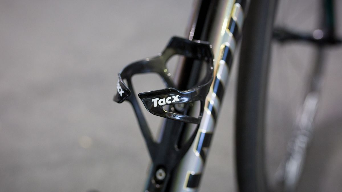The Bora-Hansgrohe team bikes are equipped with Tacx Deva bottle cages