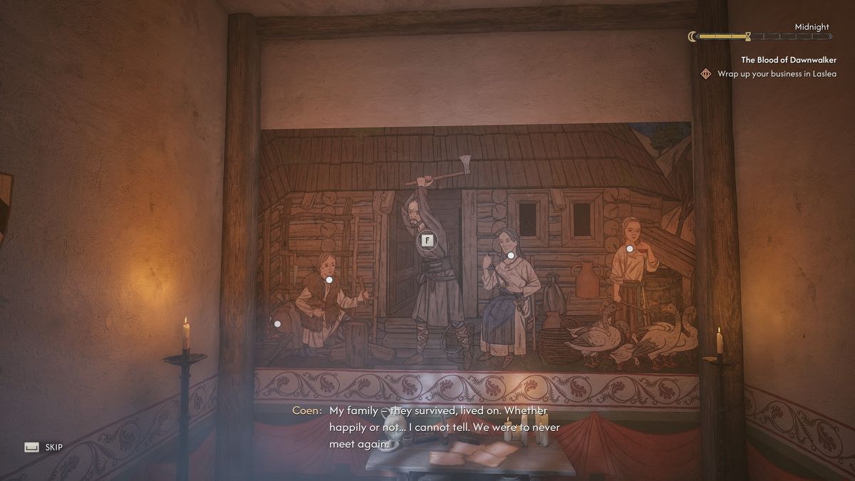 Blood of Dawnwalker endings - Family in epilogue