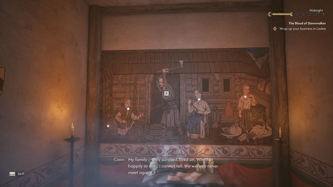 Blood of Dawnwalker endings - Family in epilogue