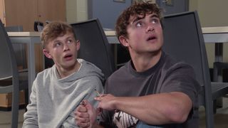 Dylan and Brody in Coronation Street