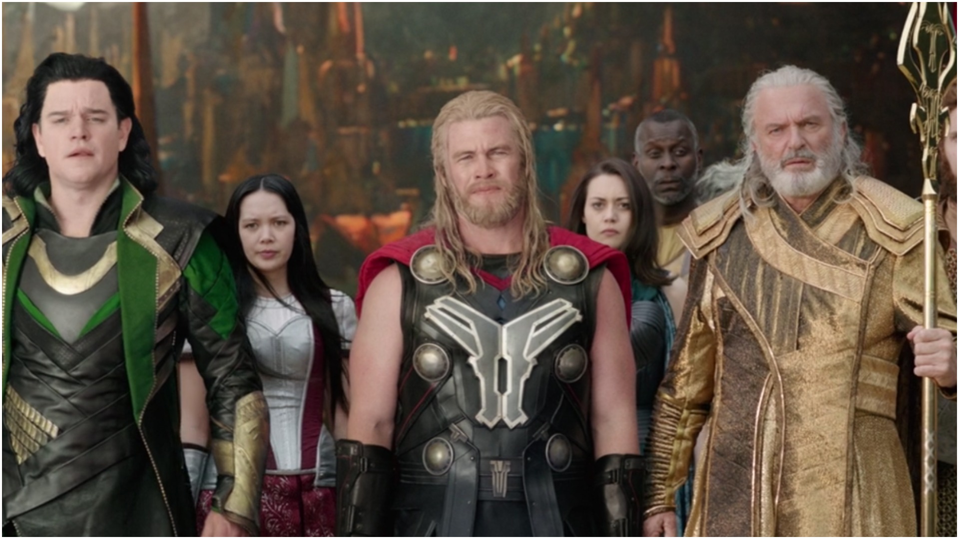 Sam Neill in Thor: Ragnarok