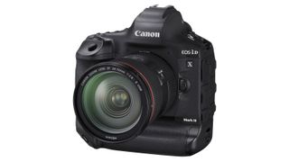 Canon EOS-1DX Mark III on white background
