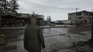 A fogless mod for Silent Hill 2 Remake showing silent hill... without the fog.