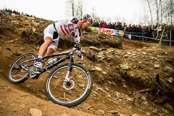 Karl Markt (Felt Otztal Bionic) raced to fourth place in his home race.