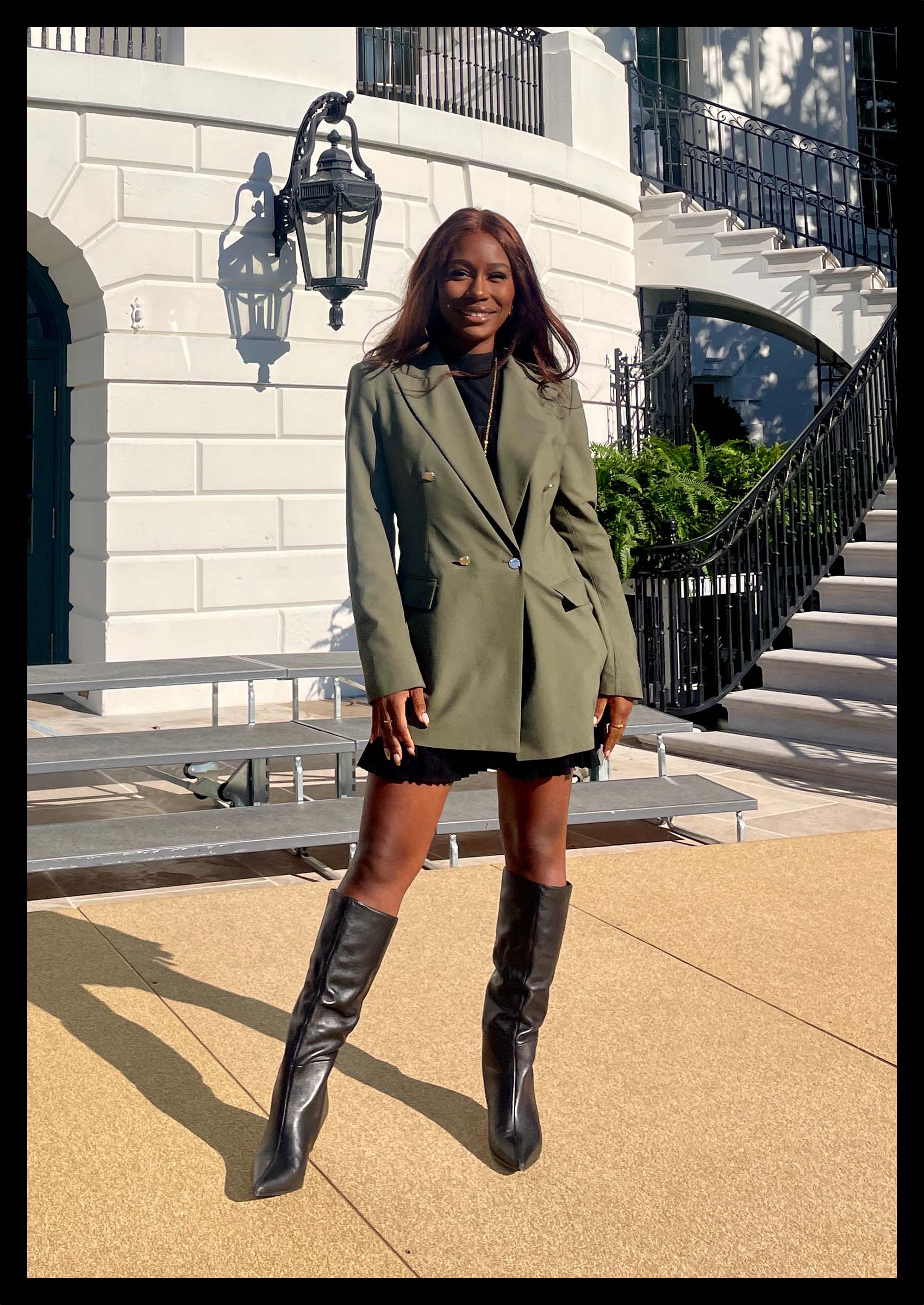 Yemisi Egbewole at the White House