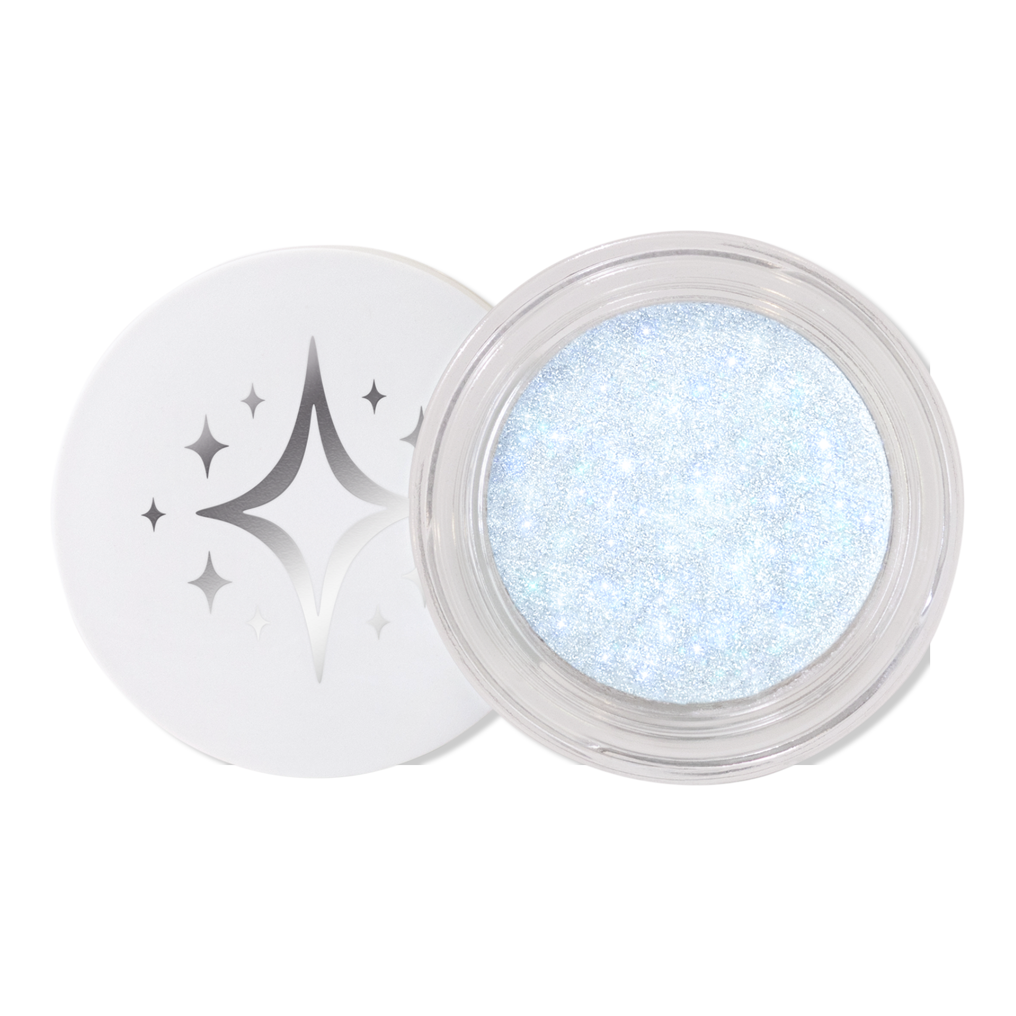 Glitterpuck Pressed Glitter for Eyes, Face + Body - Princess Ghost