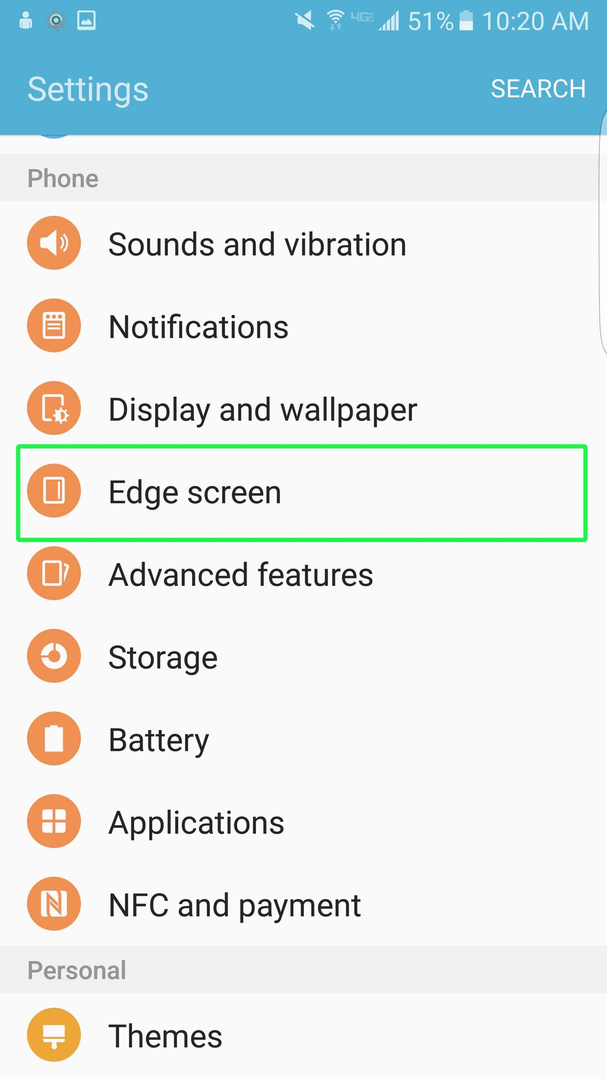 Galaxy S7 Edge How to Set Up Edge Screen Samsung Galaxy S7 User