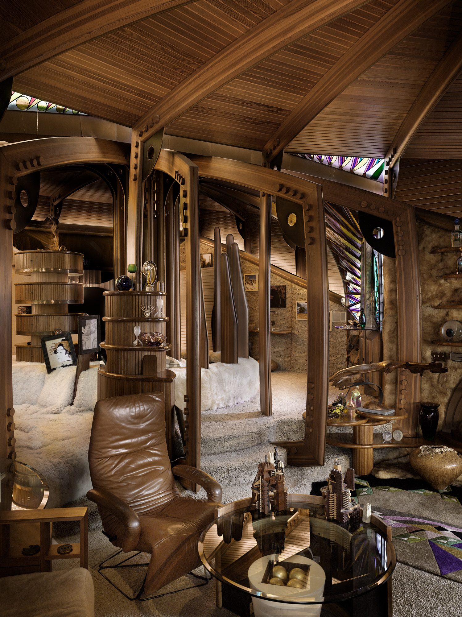 the flowing organic architecture work by Bart Prince