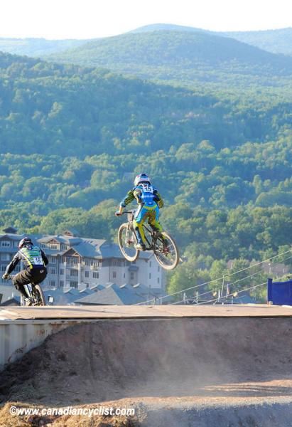Barry Nobles over teh big jump.