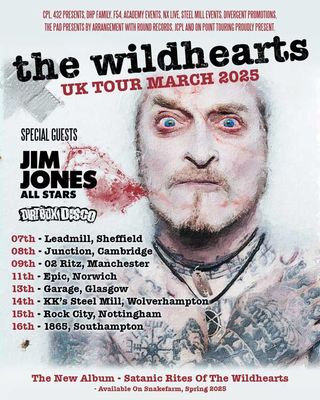 The Wildhearts tour poster