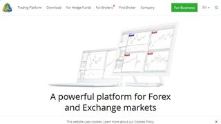 Website screenshot for MetaTrader