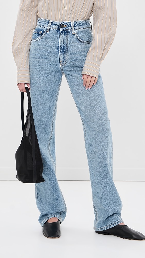 Farah Classic Bootcut Jeans - Vintage Light Blue