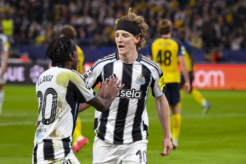 Newcastle United duo Anthony Elanga and Anthony Gordon