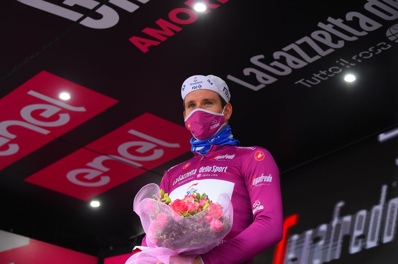 Giro dItalia 2020 103th Edition 14th stage Conegliano Valdobbiadene 341kmm 17102020 Arnaud Demare FRA Groupama FDJ photo Dario BelingheriBettiniPhoto2020