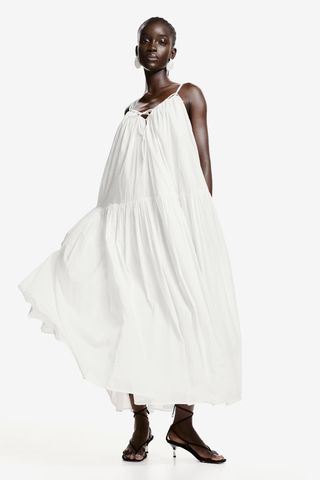 H&M, A-line maxi dress