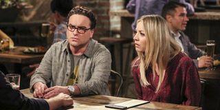 Johnny Galecki Leonard Hofstadter Kaley Cuoco Penny The Big Bang Theory CBS