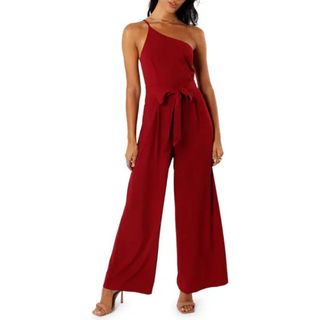 Petal & Pup Leyton Asymmetric Jumpsuit on model 