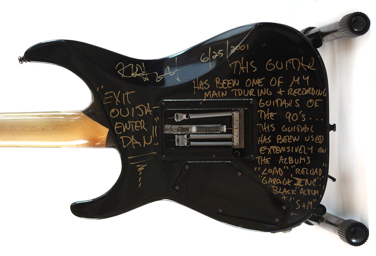 Kirk Hammett's ESP Ouija Board guitar