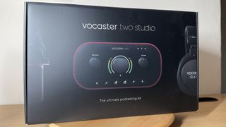 Vocaster Two Studio microphones