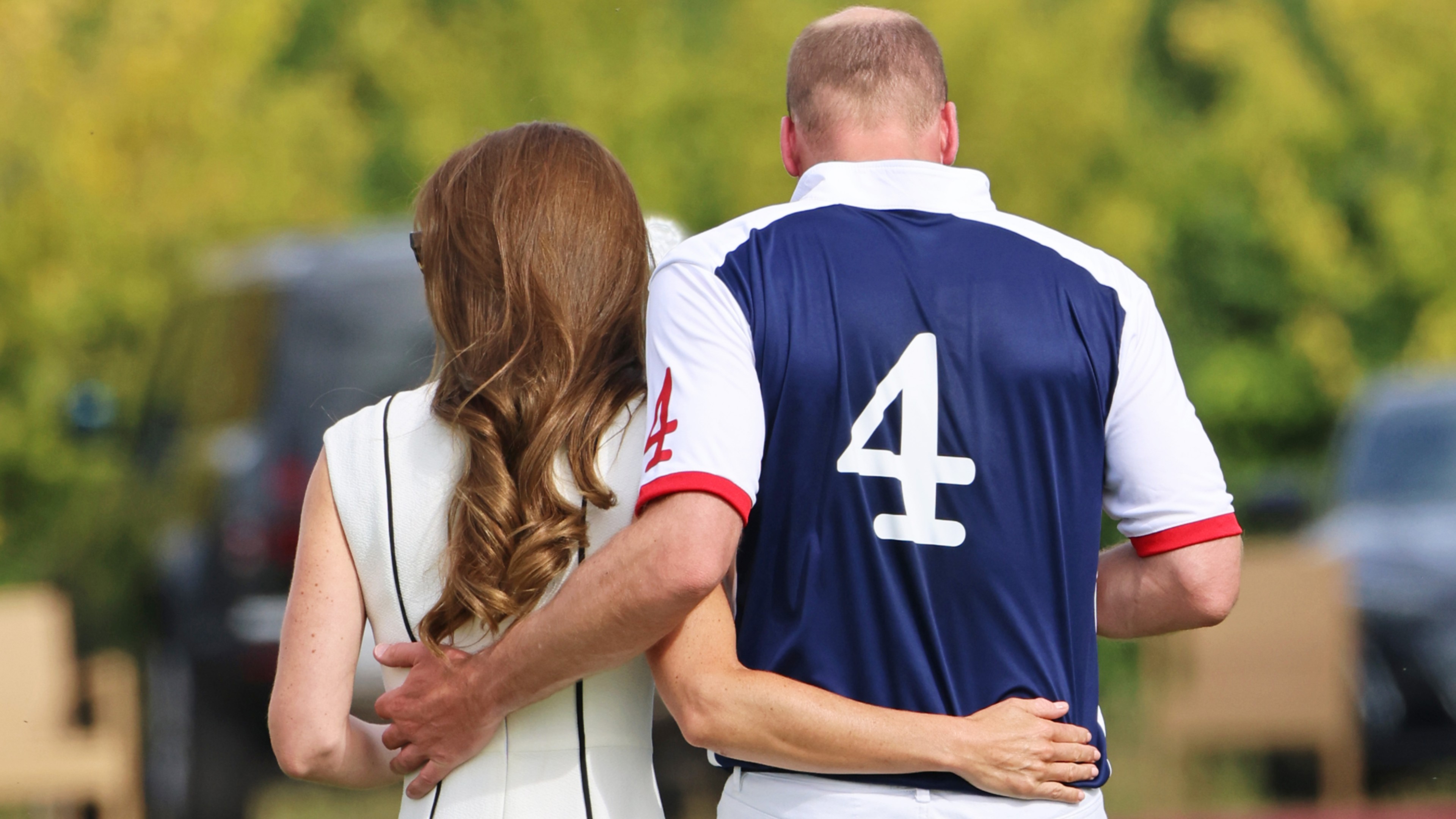 Catherine, Duchess of Cambridge and Prince William, Duke of Cambridge attend the the Royal Charity Polo Cup 2022