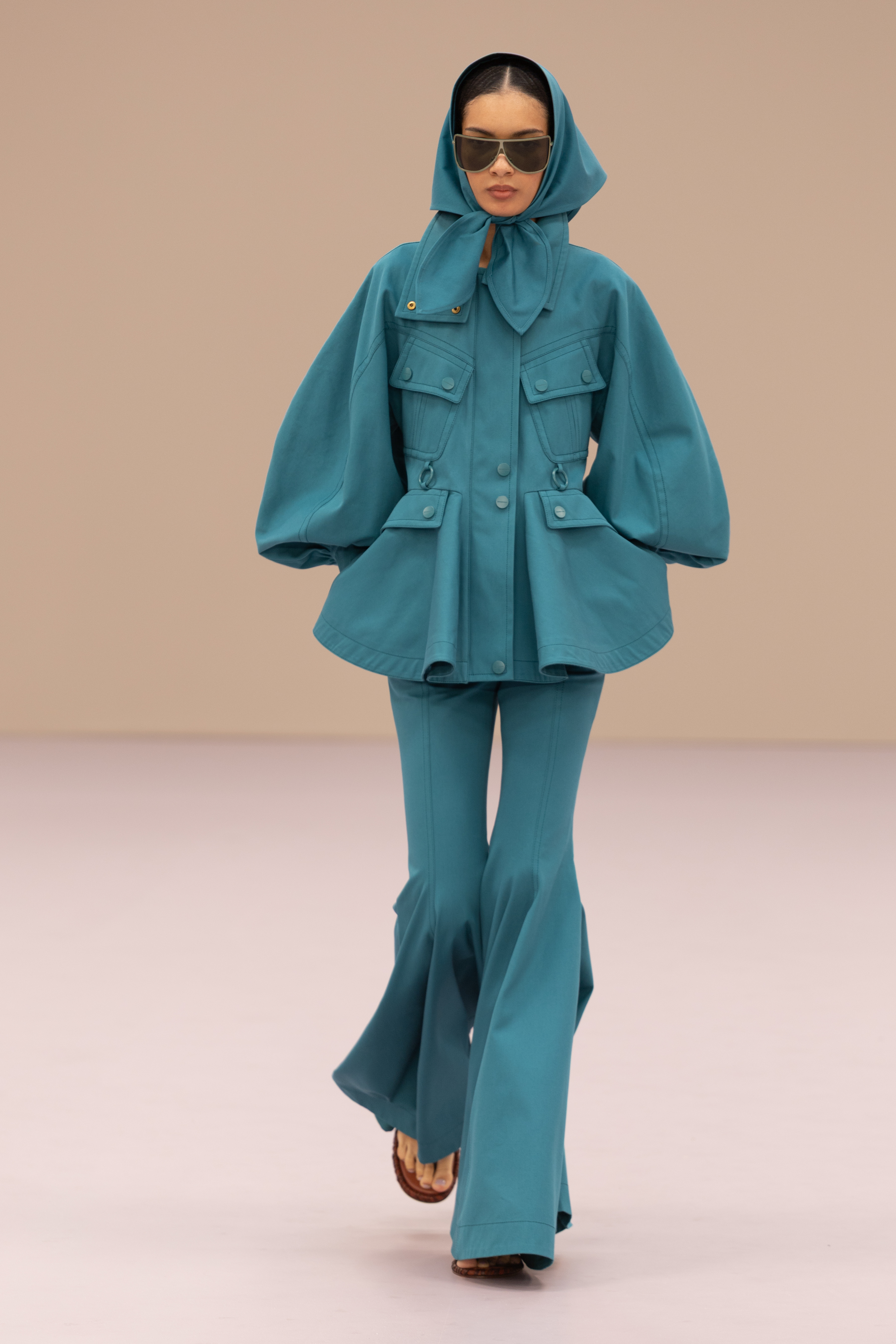 Model on the Zimmermann spring/summer 2026 runway.