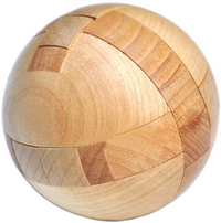 KINGOU Wooden Puzzle Sphere Brain Teaser