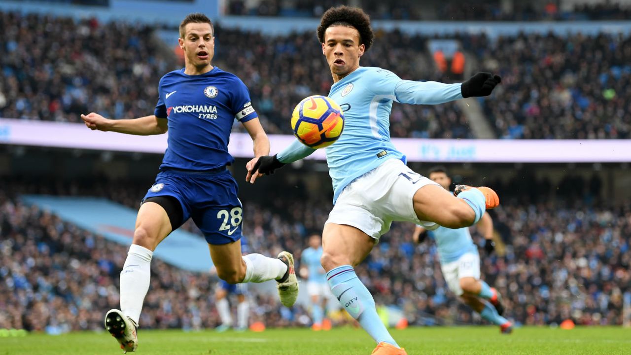 Leroy Sane Manchester City Chelsea Premier League