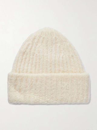 Cloud Ribbed Merino Wool-Blend Beanie