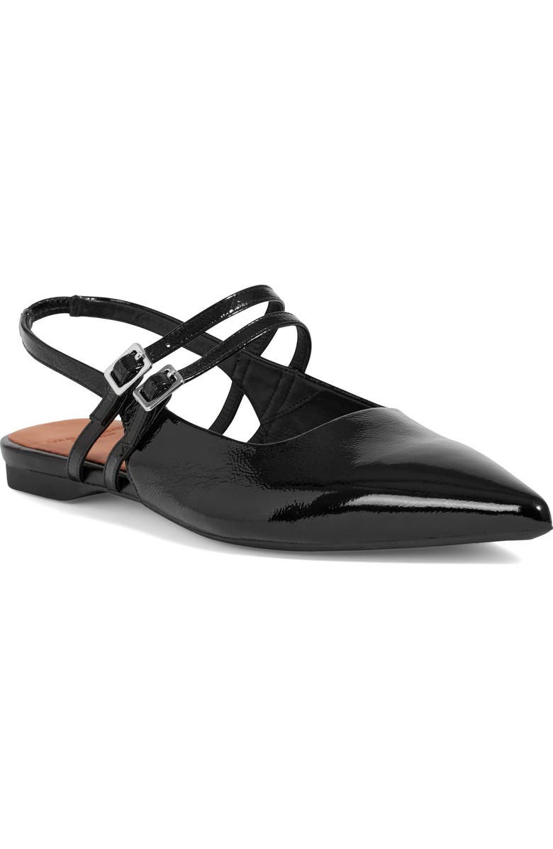 Hermine Pointed Toe Slingback Flat
