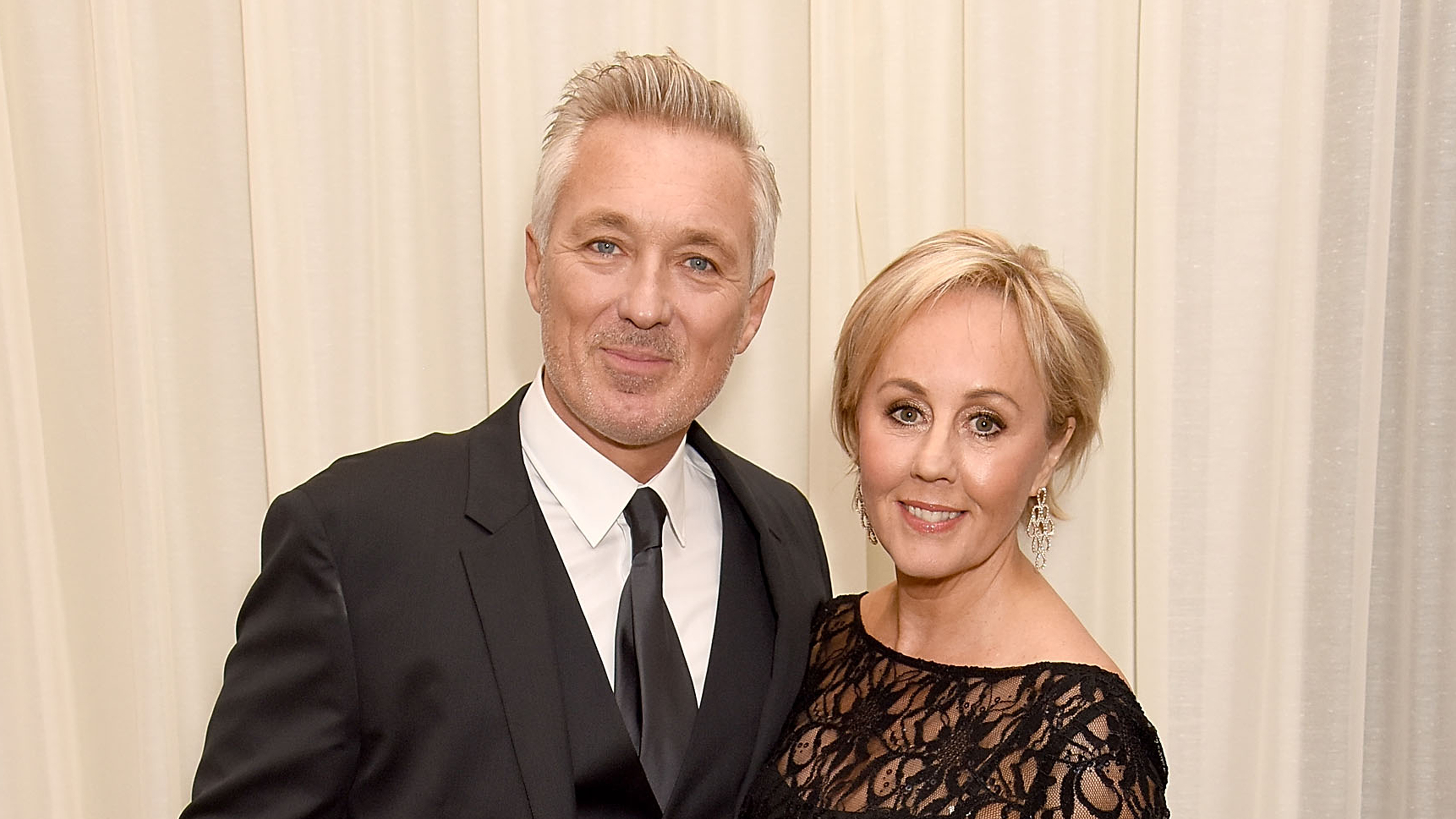 Martin and Shirlie Kemp wearing blacktie outfits