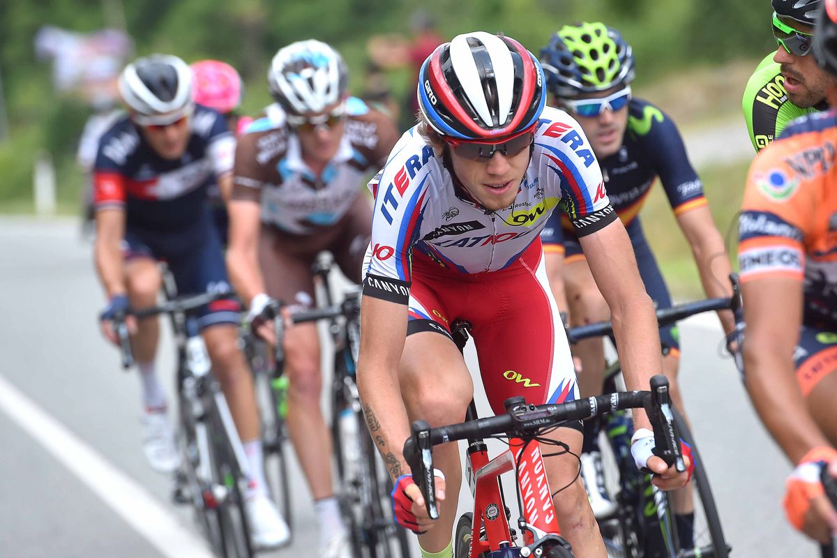 Ilnur Zakarin leads the break