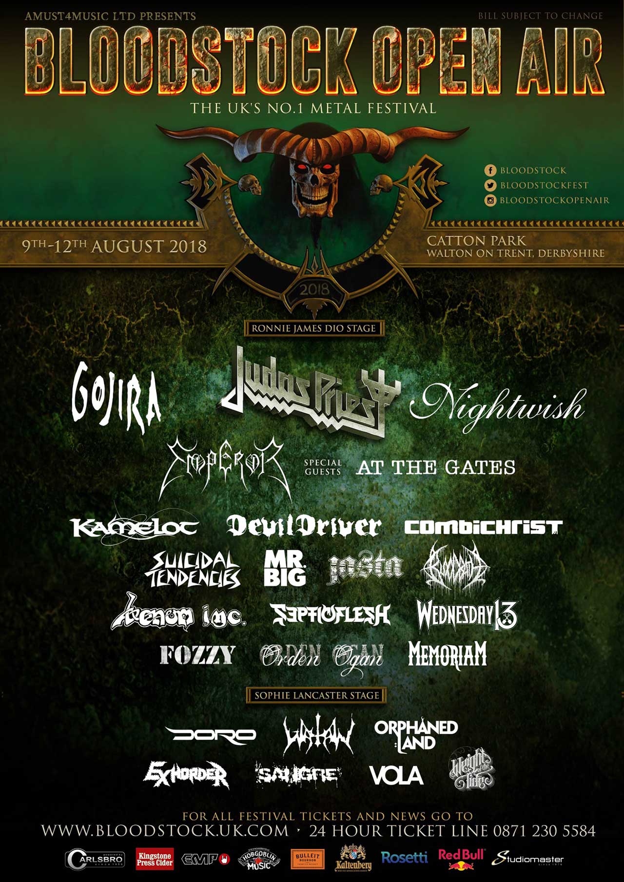 Bloodstock festival 2018 tickets, lineup and band announcements | Louder