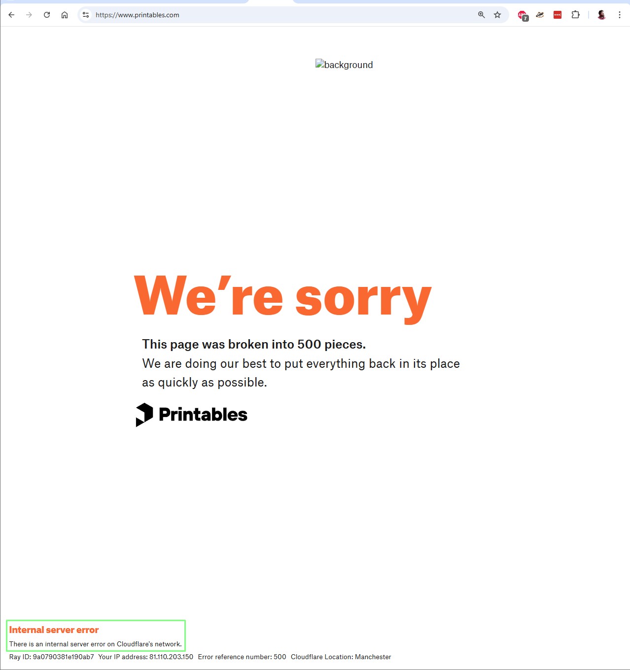 Cloudflare outage