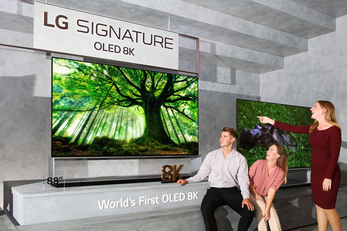 LG begins global roll-out of its first 8K TVs