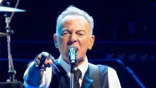 Bruce Springsteen onstage in Manchester