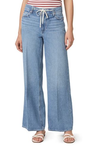 Zoey Tie Waist Wide Leg Jeans